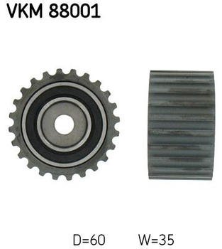 VKM 88001 SKF Ролик модуля натягувача ременя SKF (VKM88001)