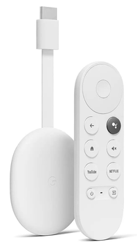 Медиаплеер Chromecast с Google TV (4K) Snow