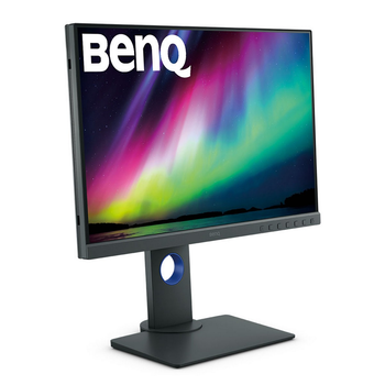 TFT 24.1" BenQ SW240, IPS, 16:10, 99% Adobe RGB, DVI-DL, HDMI, DP, USB хаб, Pivot, серый