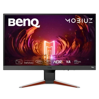 TFT 24" BenQ EX240N, FHD, VA, 165 Гц, 1 мс, HDMI, DP, колонки, темно-серый