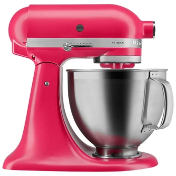 Кухонный комбайн KitchenAid Artisan 4,8 л 5KSM195PSEHI с откидным блоком, цвет гибискус
