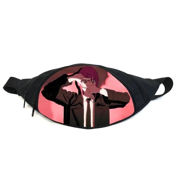 Поясная сумка бананка Человек бензопила Chainsaw Man (GB СwM 039) Gear Bag черная