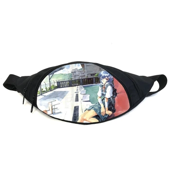 Сумка бананка Євангеліон Evangelion (GB Evan 02) Gear Bag чорна