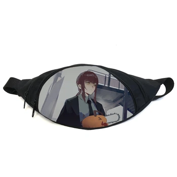 Поясная сумка бананка Человек бензопила Chainsaw Man (GB СwM 031) Gear Bag черная