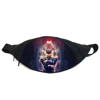 Поясная сумка бананка Невероятные приключения Джоджо JoJo Bizarre Adventure (GB Jojo 026) Gear Bag черная