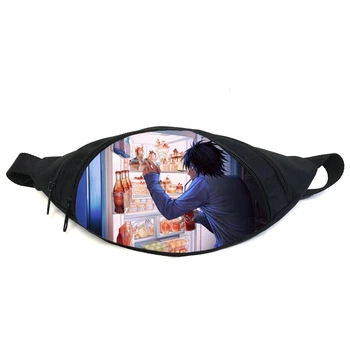 Сумка бананка Зошит смерті Death Note (GB DN 018) Gear Bag чорна