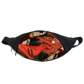 Сумка бананка Євангеліон Evangelion (GB Evan 03) Gear Bag чорна