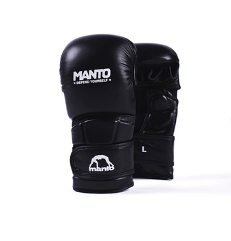 Перчатки для MMA MANTO Shooter Gloves PRO Black White (MNG008_BLK-WHT_5XL)