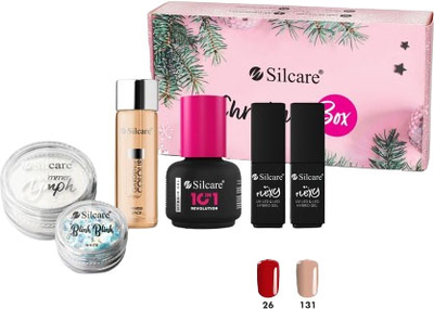 Набір для нігтів Silcare Christmas Box UV 6 шт (5902560547481)