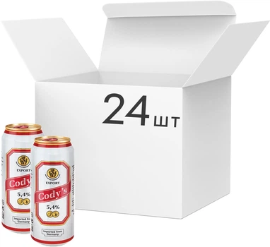 Cody's Export світле фільтроване 0,5 л × 24
