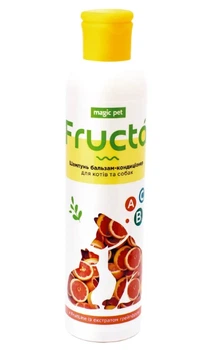 Шампунь-Бальзам-Кондиционер для собак и кошек Magic Pet Fructa, с экстрактом грейпфрута 220 мл