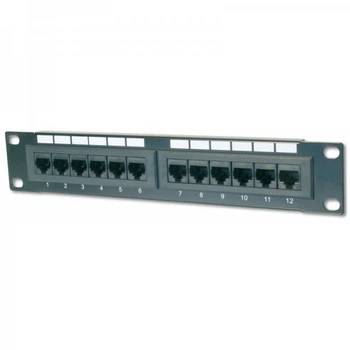 Патч-панель DIGITUS DN-91512U САТ 5e UTP 10" 1U 12 портов