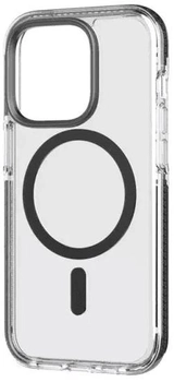 Панель Tech21 Evo Crystal MagSafe Cover для Apple iPhone 14 Pro Clear/Graphite Black (T21-9712)