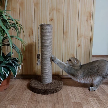 Стійкий котячий стовпчик кігтеточка для кішки, кошеня 54см