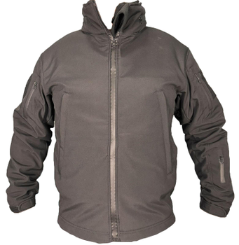 Куртка Soft Shell із фліс кофтою чорна Pancer Protection 52