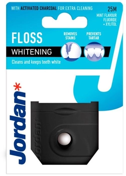Зубна нитка Jordan Whitening відбілююча 25 м (7046110052532)