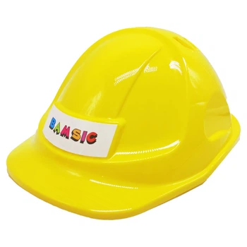 Каска детская Строитель желтая Bamsic (117) (233252)