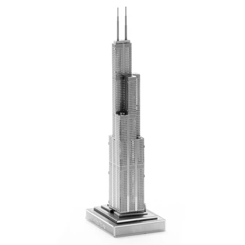 Металлический конструктор 3Д Metal Earth Iconx - Sears (Willis) Tower, ICX013
