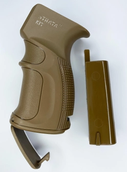 Пистолетная рукоятка Strata 22 KIT для АК-47/74 (Сайга) с отсеком под пенал Койот (2185480000028)