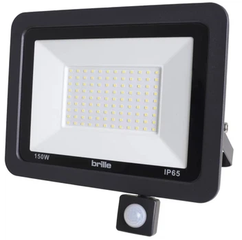 Світлодіодний прожектор Brille HL-19P/150W CW IP65 з датчиком руху (33-078)