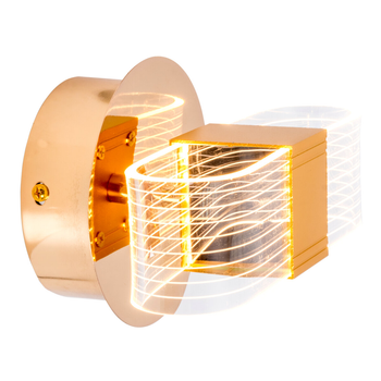 Бра настінне світлодіодне акрилове Sirius N 3701-1 GOLD 24W