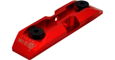 Низкопрофильный адаптер для сошек ODIN M-Pod на базу крепления M-LOK Цвет - Красный