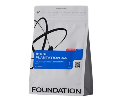Кава Foundation Coffee Roasters India Plantation AA в зернах 250 г
