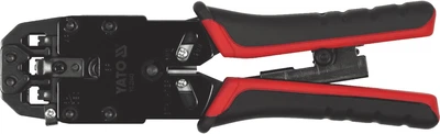 Кліщі для обтискання і зачистки кaбелів YATO : RJ45, RJ10, RJ11, L= 205 мм [10]