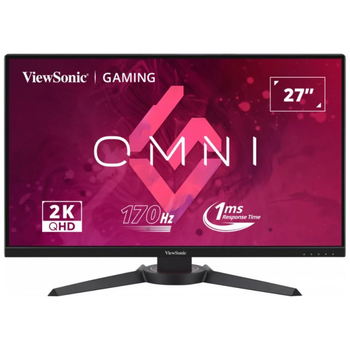 Монитор игровой 27" ЖК ViewSonic VX2780J-2K IPS/2560х1440 безрамочный/поворотный экран Черный