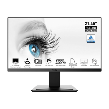 Монітор 21.45" VA MSI PRO MP223 1920x1080 безрамковий екран Чорний