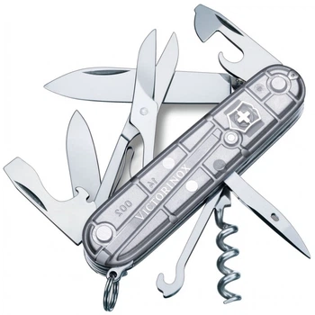 Складаний швейцарський ніж Victorinox Vx13703.T7 Climber 15 функцій 91 мм білий-напівпрозорий