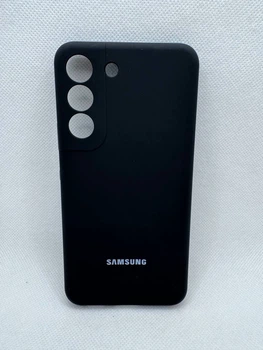 Чехол Silicone Cover Full для Samsung Galaxy S22 Черный