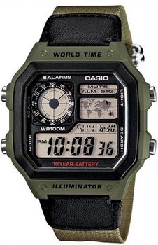 Мужские часы CASIO AE-1200WHB-3BVDF
