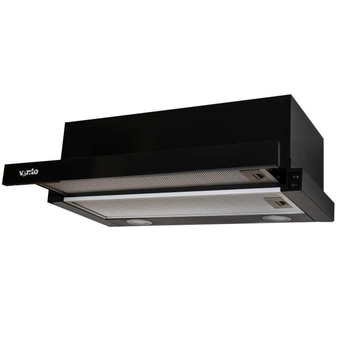 Витяжка VENTOLUX GARDA 60 BK (900) LED