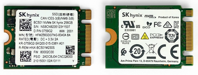 SSD Диск SK Hynix BC501 256GB M.2 2230 NVMe (HFM256GDGTNG-83A0A), Б/У