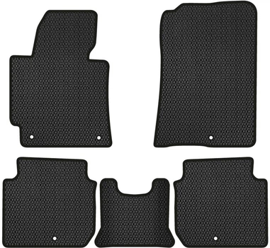 EVA коврики EVAtech в салон авто для Kia Forte (YD) 2012-2018 3 поколения Htb USA 5 шт Black (KI13972CB5KH5RBB)