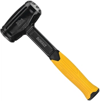 Міні-кувалда DeWALT з гасінням вібрації, довжина 26.5 см, вага голівки 1360 г DWHT51388-0
