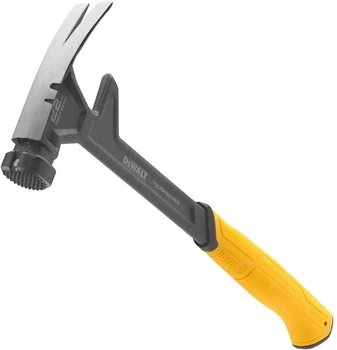 Молоток демонтажный DeWALT DEMO-CLAW цельнометаллический, вес головки 624 г, с прямым гвоздодером, общая длина 430 мм DWHT51008-0