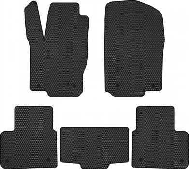 EVA коврики EVAtech в салон авто Mercedes-Benz GL-Class (X166) 7 seats 2012-2015 2 поколения SUV EU 5 шт Black (MB3981C5MS8RBB)