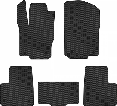 EVA коврики EVAtech в салон авто Mercedes-Benz ML-Class (W166) 2011-2015 SUV EU 5 шт Black (MB21534C5MS8RBB)