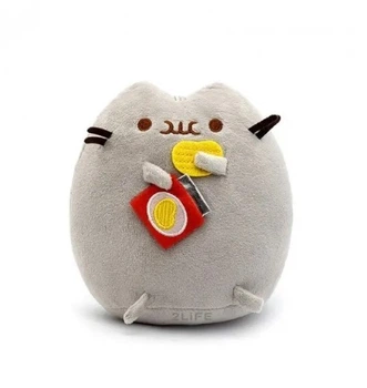 Мягкая игрушка 2Life Pusheen Кот с чипсами в лапках