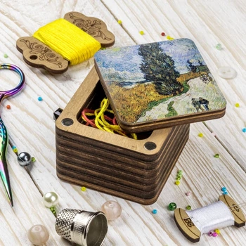 Шкатулка для рукоделия Wonderland Crafts FLZB(N)-068 Мусорничка (5.5*6*4.5см)
