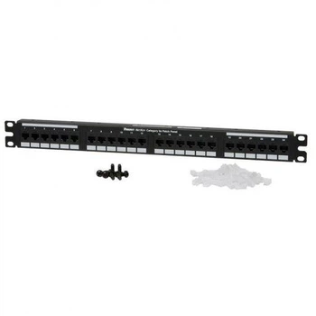Патч-панель 24 порта, UTP, кат. 5е, 19&quot, 1U, Panduit NetKey