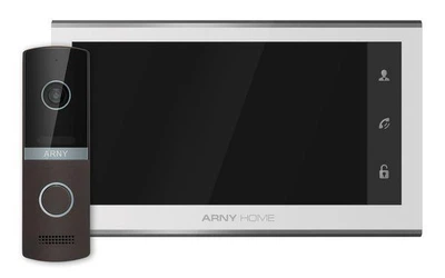 Комплект видеодомофона ARNY AVD-7323A WiFi Белый \ Коричневый