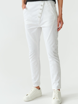 Spodnie damskie Tatuum Figa 1 T2214.146 40 Białe (5900142232701)