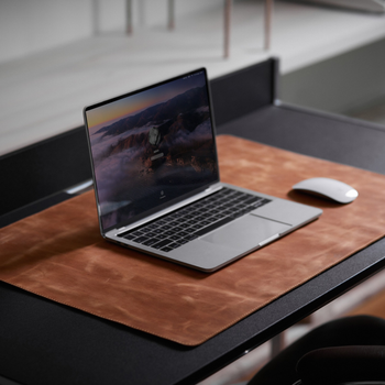 Кожаный коврик для рабочего стола INCARNE ProDesk (73x33 см) Бронзовый