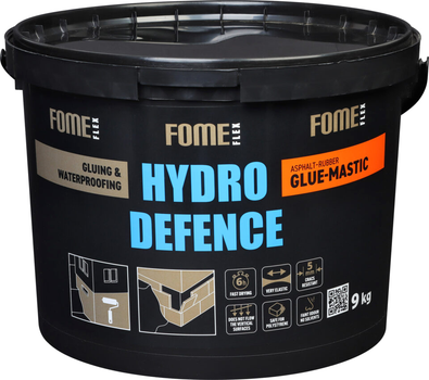 Клей-мастика битумная Fome Flex Hydro Defense Glue-Mastic 9 кг (01-4-2-052)