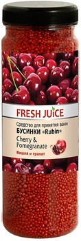 Бусинки для ванны "Рубин вишня и гранат" Fresh Juice Bath Bijou Rubin Cherry and Pomegranate 450g (236651-506221-2)