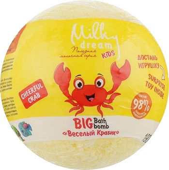 Бомба для ванн "Веселий Краб" - Milky Dream Kids 190g (190g) (954412-1214190-2)