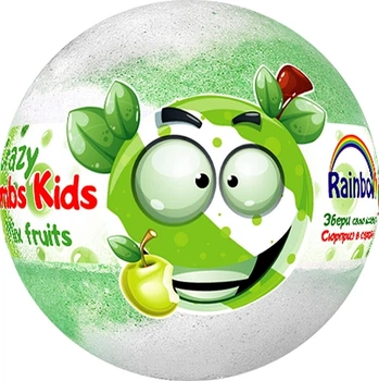 Бомба для ванн "Фруктовый микс" с сюрпризом - Rainbow Crazy Bombs Kids 100g (992992-1286484-2)